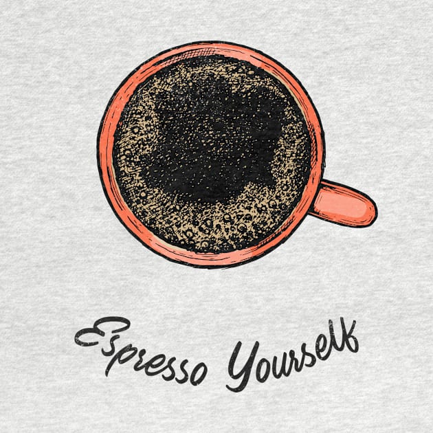 Espresso Coffee Lover Shirt Coffee Gift for Morning Person by mattserpieces